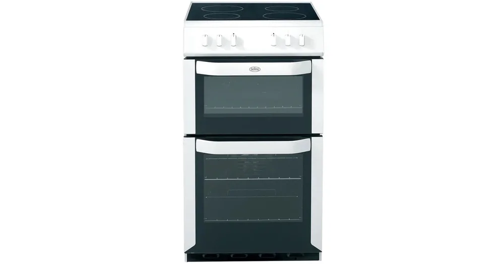 Belling 540mm dual fuel 2024 double oven freestanding cooker