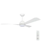 Claro Groove DC with LED Light 52" (White)