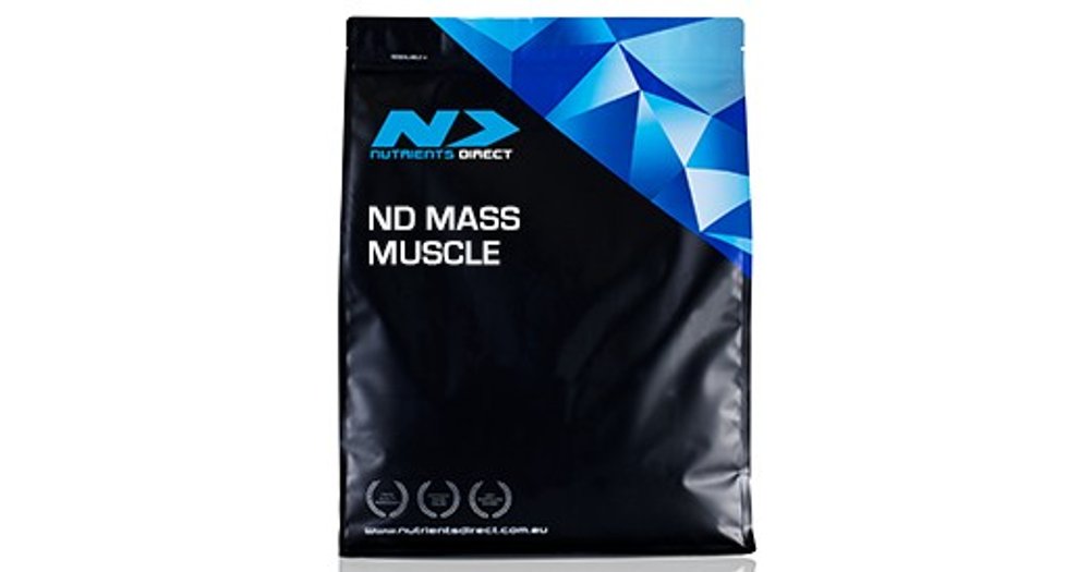 Nutrients Direct ND Mass Muscle 1kg reviews | ProductReview.com.au