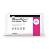 Kmart Anko Charcoal Infused Anti Allergy Pillows 2 Pack
