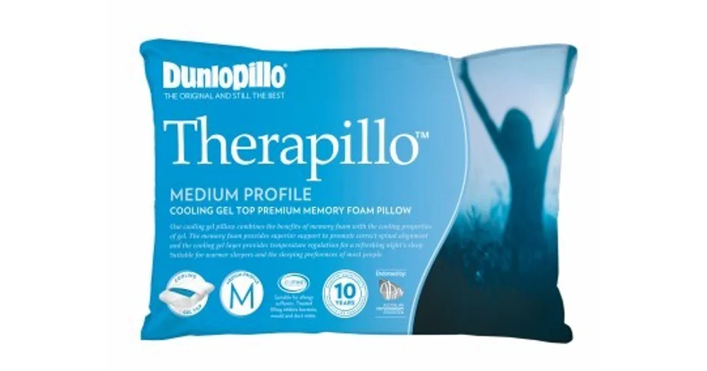 Dunlopillo Therapillo Cooling Gel Top Medium Profile