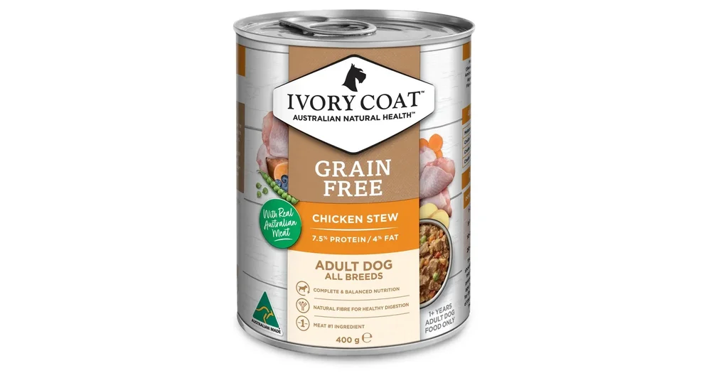 Ivory coat canned dog food hotsell