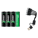 Coast Zithion-X AA Rechargeable Batteries