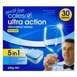 Coles Ultra Action Dishwashing Tablets