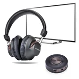 Avantree aptX Low Latency Bluetooth Headphones & Transmitter TV Bundle