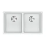 Franke Maris Double Bowl Sink MRG120-35PW-FPC