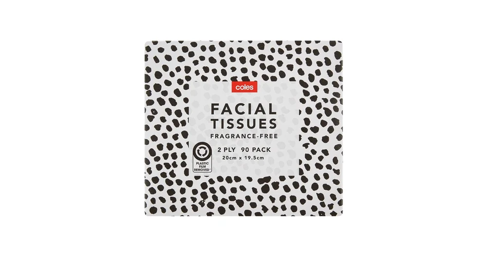 Coles Facial Tissues White (2 Ply 90 pack) reviews
