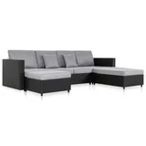 VidaXL 4-Seater Pull-out Sofa Bed Faux Leather