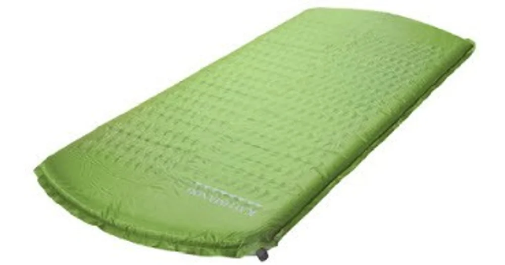 Self inflating shop ground mat