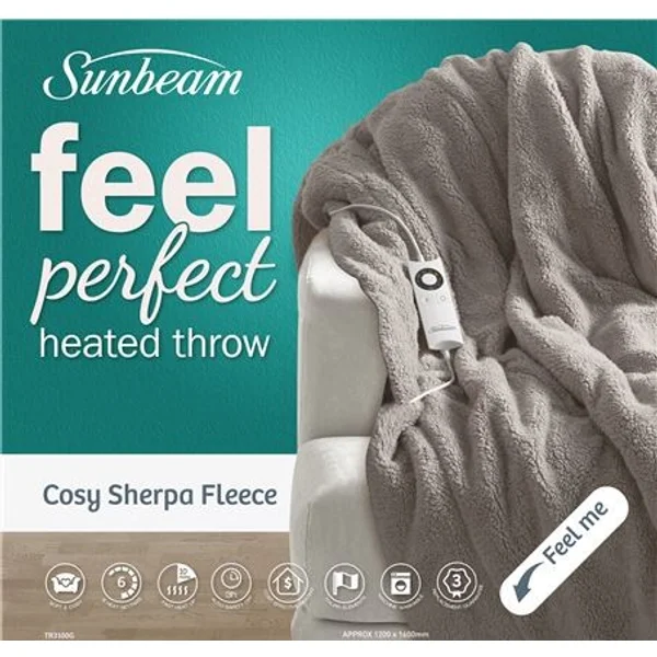 Sunbeam Electric Blanket Sunbeam Tr3100g Sunbeam Feel Perfect Cosy
