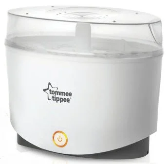 Tommee tippee store steriliser burning smell