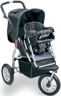 mothers choice 3 wheel stroller out and about