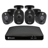 Swann 4 Camera 4 Channel 1080p Full HD DVR Spotlight Security System SWDVK-446804WL
