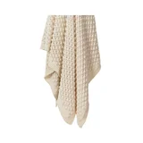Pillow Talk Popcorn Knitted Cotton Throw
