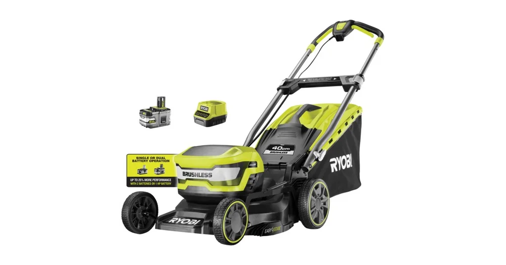 Ryobi battery lawn mower stopped online working