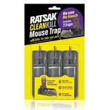 Ratsak Clean Kill Mouse Trap 3 Pack