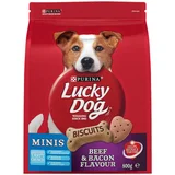 Lucky Dog Bones Biscuits Minis - Beef & Bacon