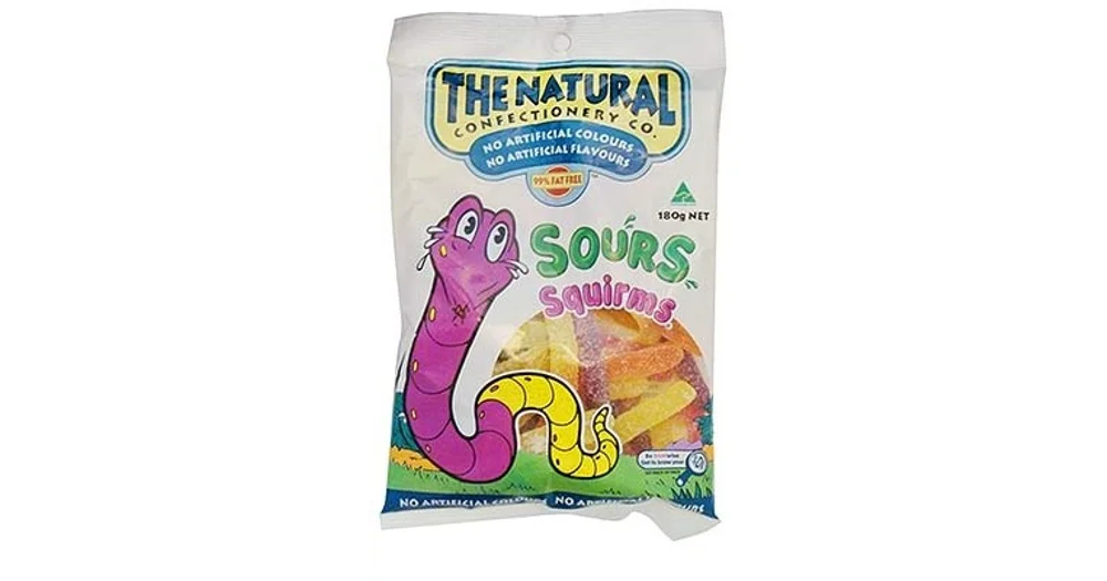 The Natural Confectionery Co Sour Squirms ProductReview au