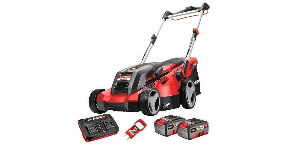 Ozito 2 x 18v best sale lawn mower