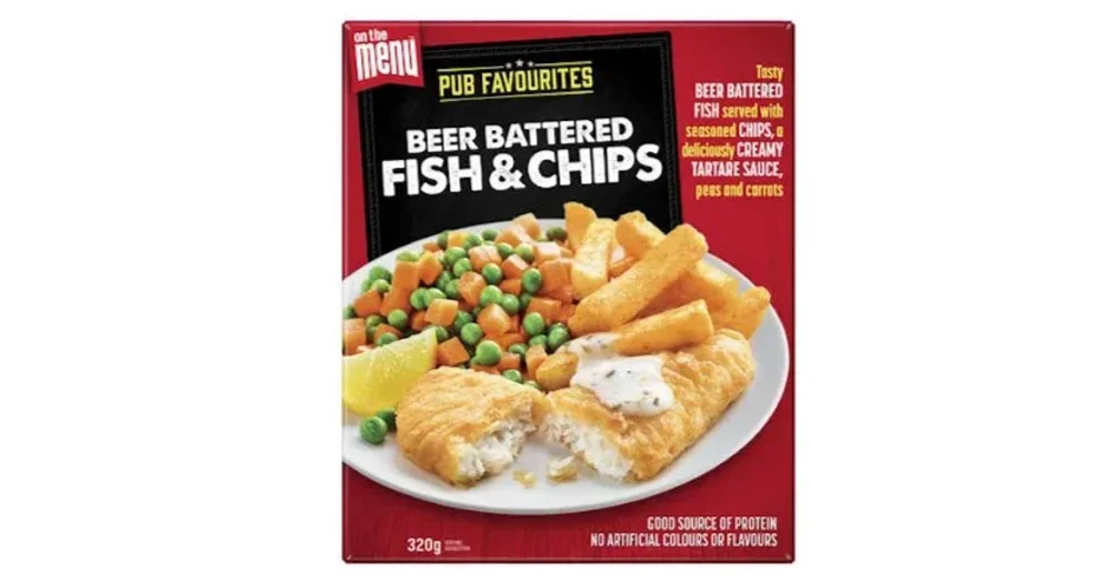 On The Menu Frozen Beer Battered Fish & Chips reviews ProductReview
