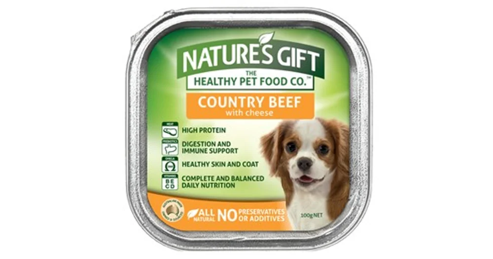 Nature's Gift Wet Dog Food All Natural Trays