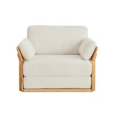 Ecosa Echo Wooden Armchair Sofa Bed