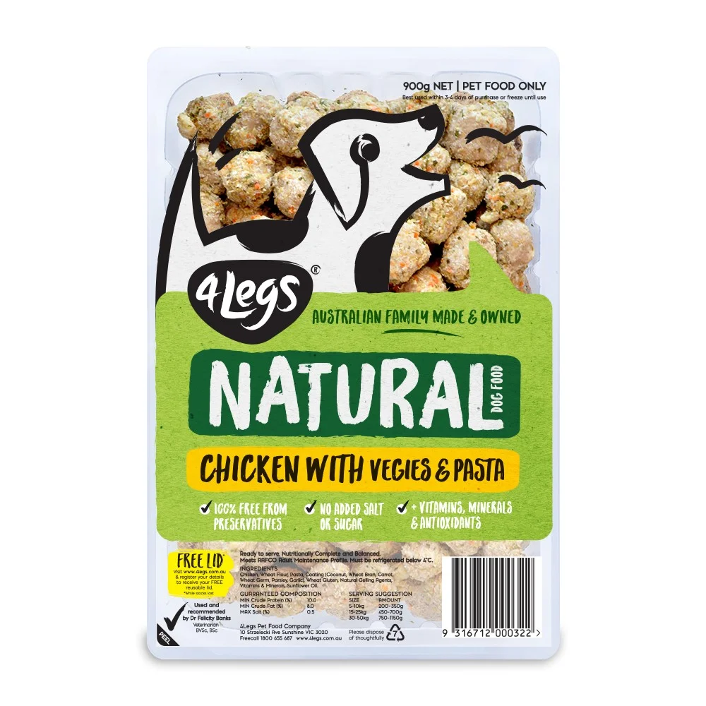 4legs natural dog food