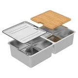 Abey Lago Double Bowl Sink NL200