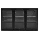 Husky 307L Triple Door Outdoor Beverage Fridge ALFC3BLK840ELB