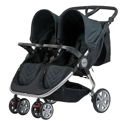 double pram with capsule attachment