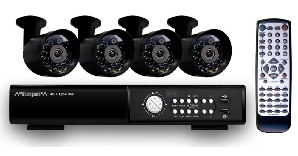 Watchguard Complete 4 Channel H.264 DVR with 1TB and Camera Kit