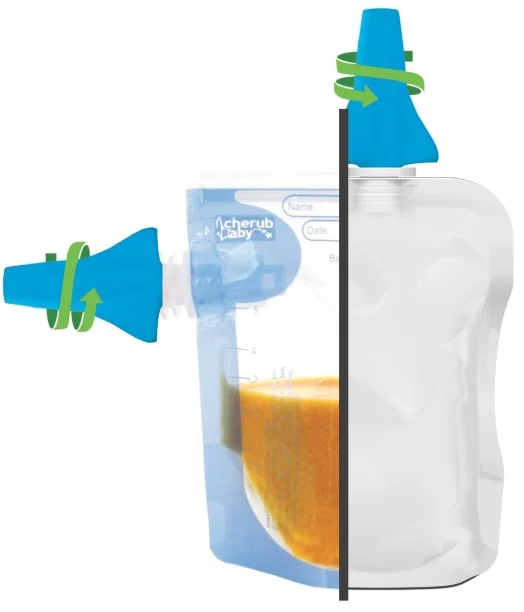 cherub baby food pouch