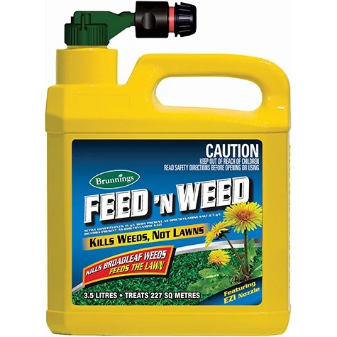 Image of Diagram showing how to apply Bayer weed killer to your lawn