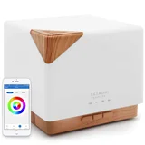 Asakuki Cube Light Wood Smart WiFi Essential Oil Diffuser