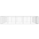VidaXL Outdoor Dog Kennel Galvanised Steel 10x10m