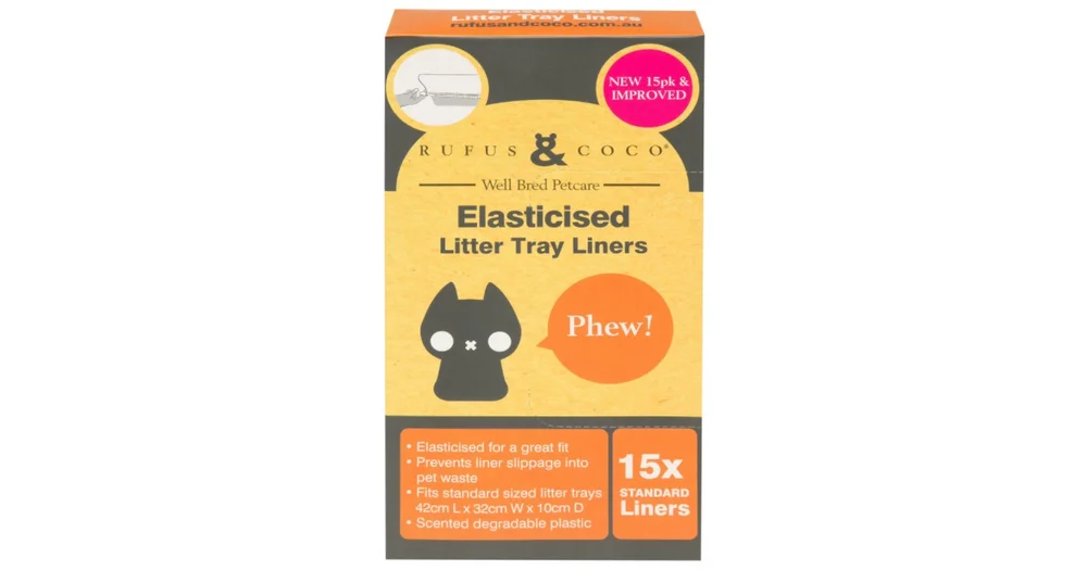 Rufus & Coco Elasticised Litter Tray Liners reviews