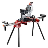 BAUMR-AG 305mm Dual Bevel Sliding Compound Mitre Drop Saw and Adjustable Stand Combo