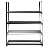 Kmart 4 Tier Stackable Black Shoe Rack