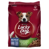 Lucky Dog Dry Food Minis - Beef, Veg & Pasta