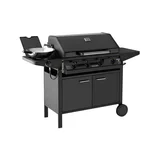 Downunder 4 With Hood on Side Burner Cart