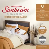 Sunbeam Sleep Perfect Quilted Electric Blanket reviews