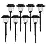 Luxzone 8 Pack Solar LED Pathway Light QWPL21069-508