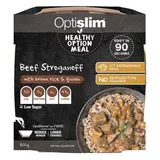 OptiSlim Beef Stroganoff with Brown Rice and Quinoa