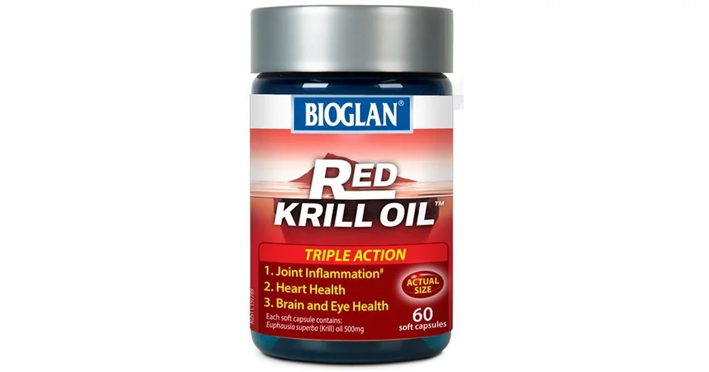 Bioglan red krill outlet oil 1000mg 60 capsules