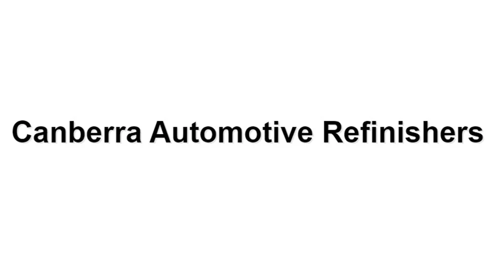 Canberra Automotive Refinishers reviews