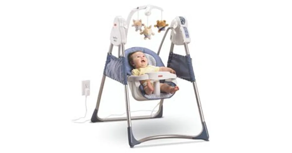 Fisher price 2025 swing slowing down