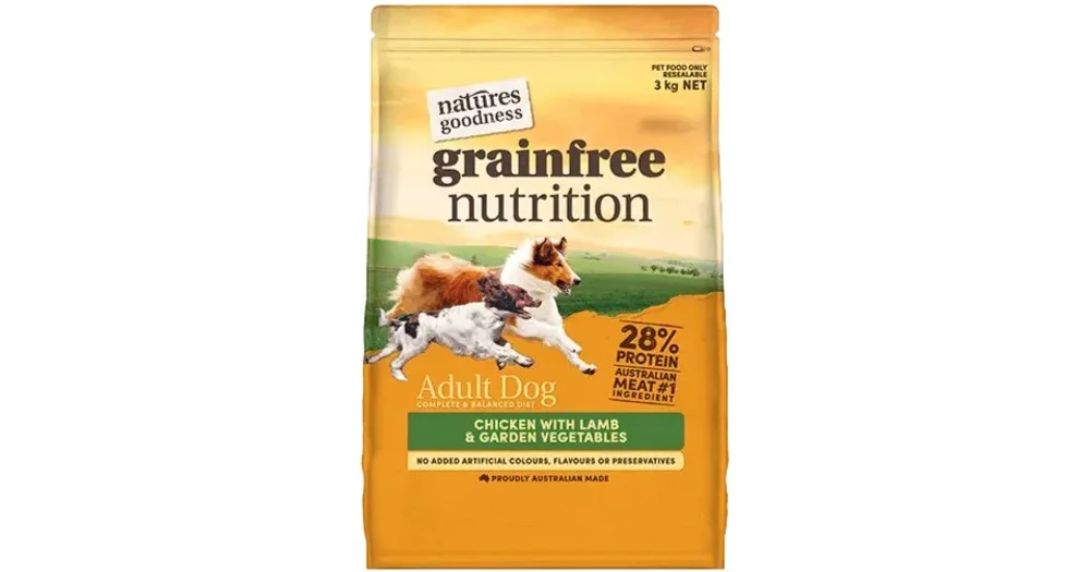 Natures goodness dog store food