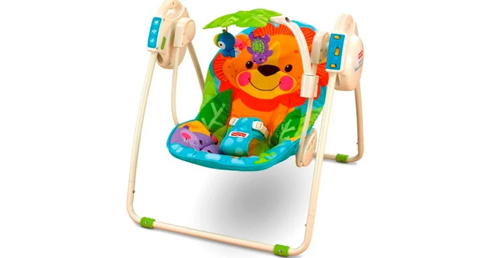 Fisher price rainforest open 2024 top take along swing