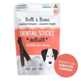 Bell & Bone Adult Dog Dental Sticks - Salmon, Mint and Charcoal