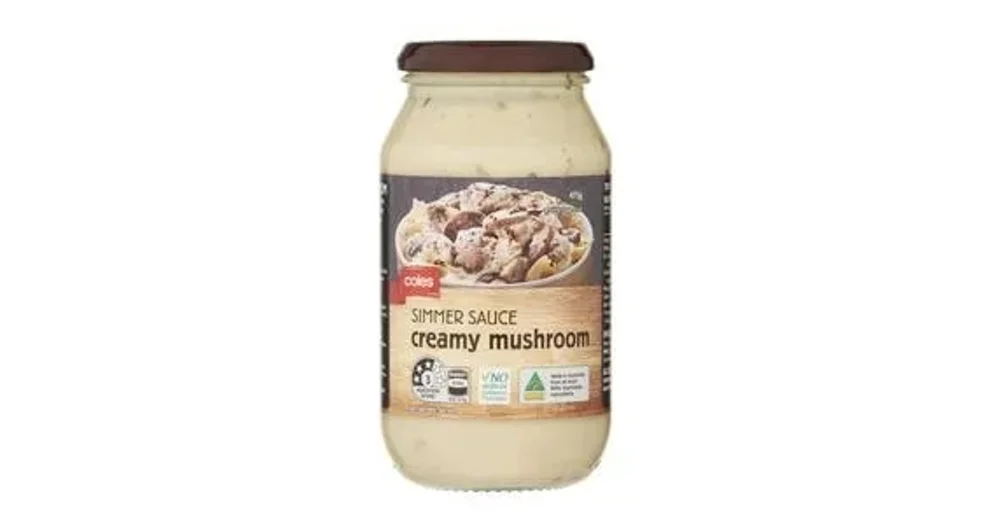 Coles Creamy Mushroom Simmer Sauce